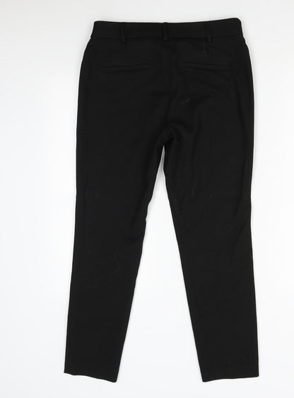 Womens UK Size 8 NEXT Regular Fit  Black Trousers