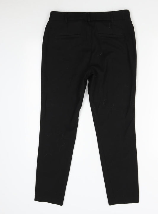 Womens UK Size 8 NEXT Regular Fit  Black Trousers