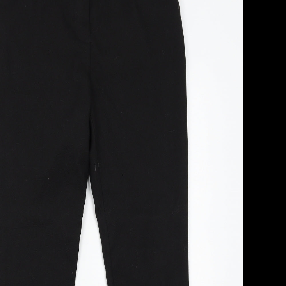 Womens UK Size 8 NEXT Regular Fit  Black Trousers