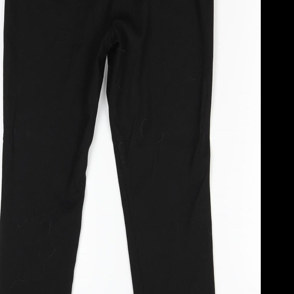Womens UK Size 8 NEXT Regular Fit  Black Trousers