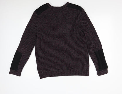 Topman Mens Multicoloured  Knit Pullover Jumper Size M