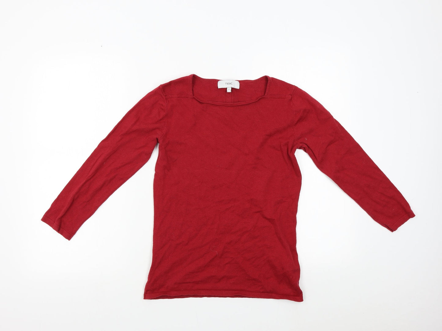 Womens UK Size 6 NEXT Red Pullover Jumper