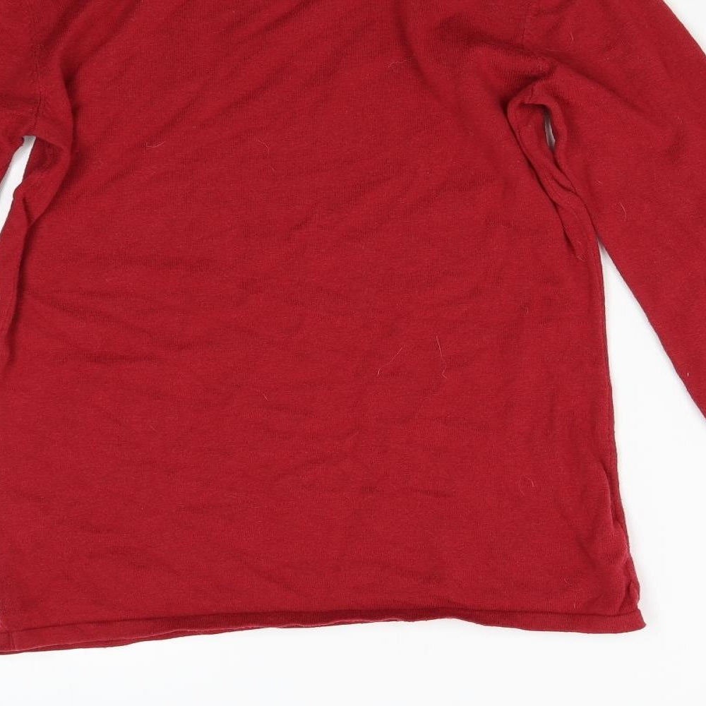 Womens UK Size 6 NEXT Red Pullover Jumper