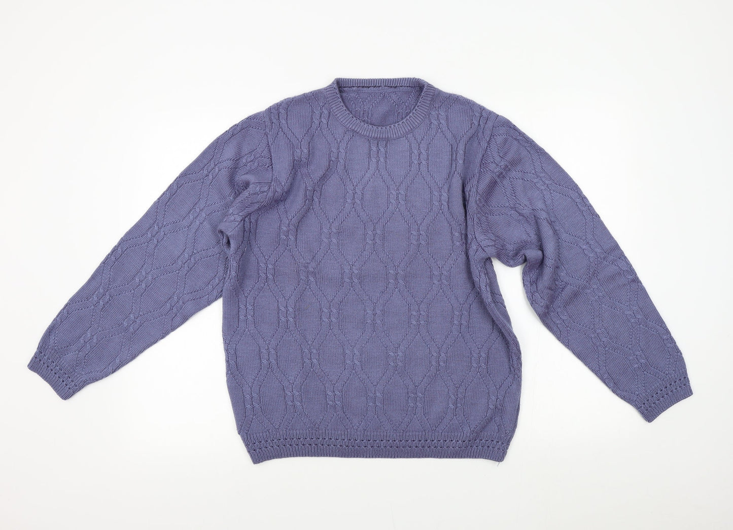 Womens UK Size 14 Happit Purple Pullover Jumper