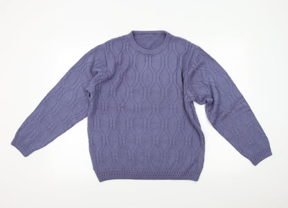 Womens UK Size 14 Happit Purple Pullover Jumper