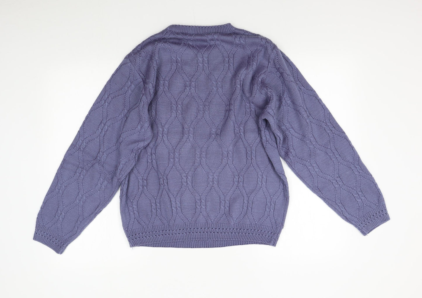 Womens UK Size 14 Happit Purple Pullover Jumper