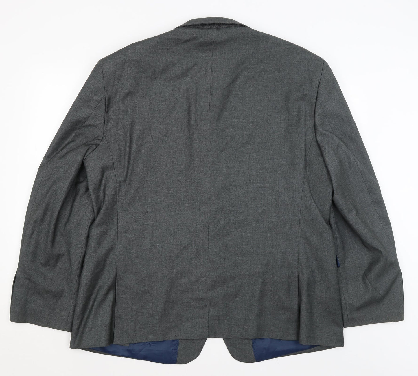 Mens UK Size 2XL Dobell Regular Grey Suit Jacket