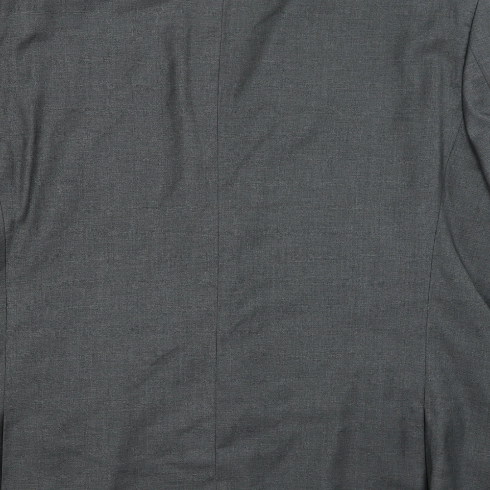 Mens UK Size 2XL Dobell Regular Grey Suit Jacket