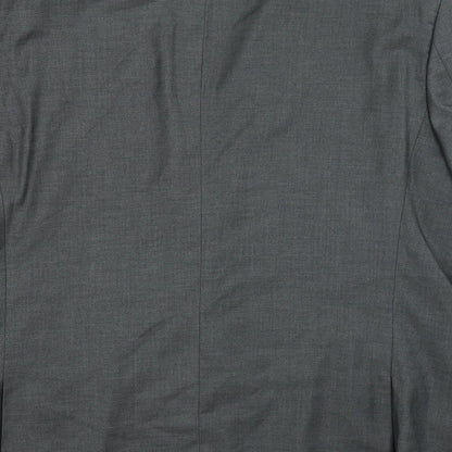 Mens UK Size 2XL Dobell Regular Grey Suit Jacket
