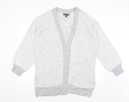 Primark Womens Grey   Cardigan Jumper Size S