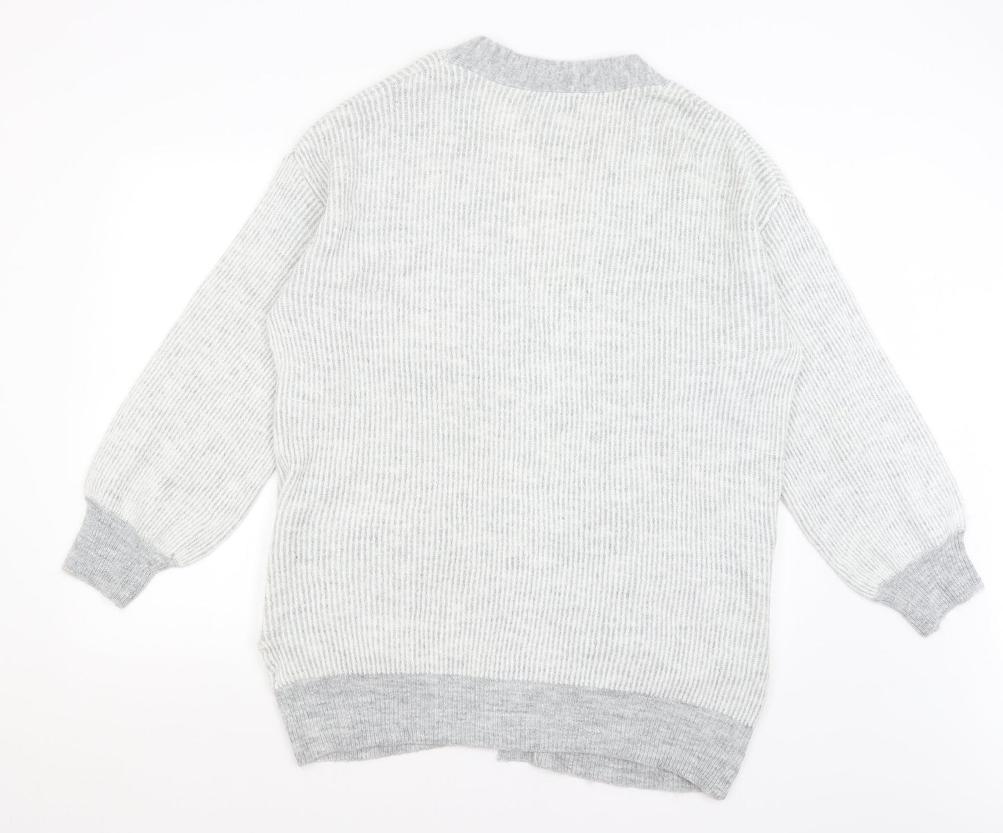 Primark Womens Grey   Cardigan Jumper Size S