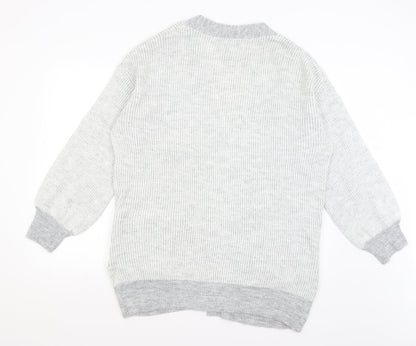 Primark Womens Grey   Cardigan Jumper Size S