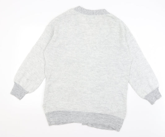 Primark Womens Grey   Cardigan Jumper Size S
