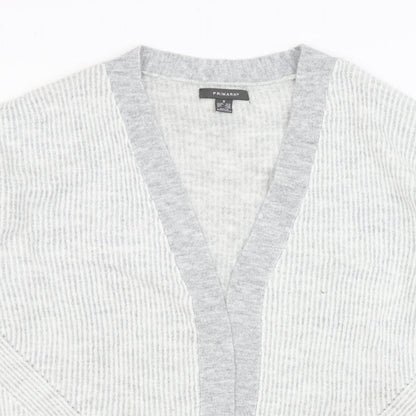 Primark Womens Grey   Cardigan Jumper Size S