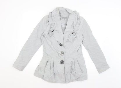 Womens UK Size 10 Per Una Grey Jacket