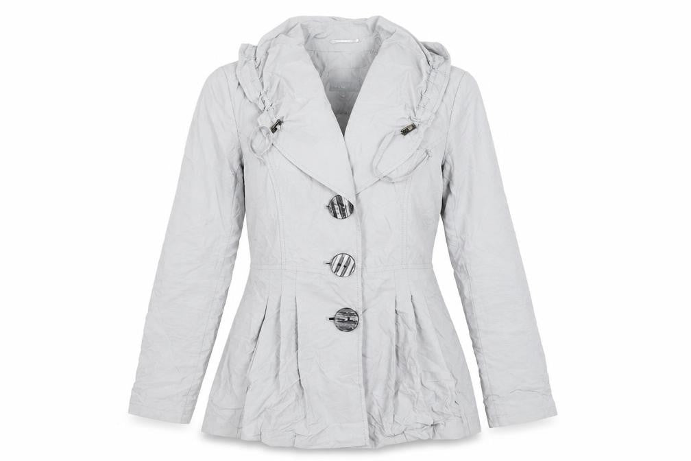Womens UK Size 10 Per Una Grey Jacket