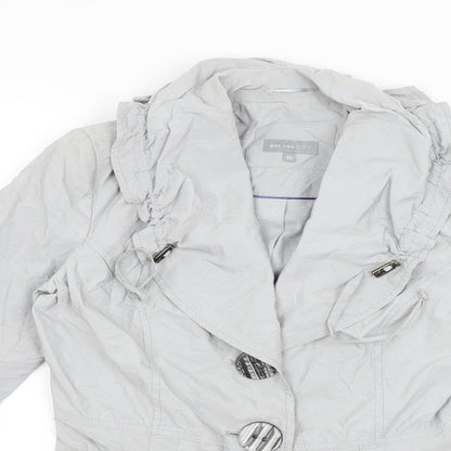 Womens UK Size 10 Per Una Grey Jacket