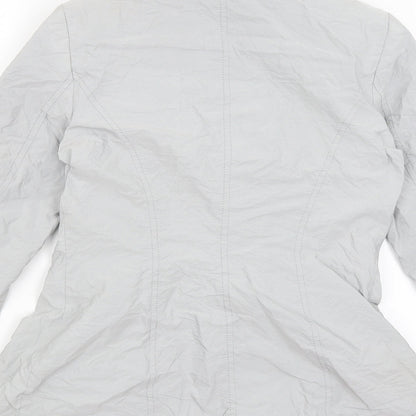 Womens UK Size 10 Per Una Grey Jacket