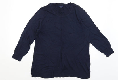 Womens UK Size 14 NEXT Blue Pullover Jumper
