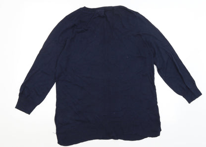 Womens UK Size 14 NEXT Blue Pullover Jumper