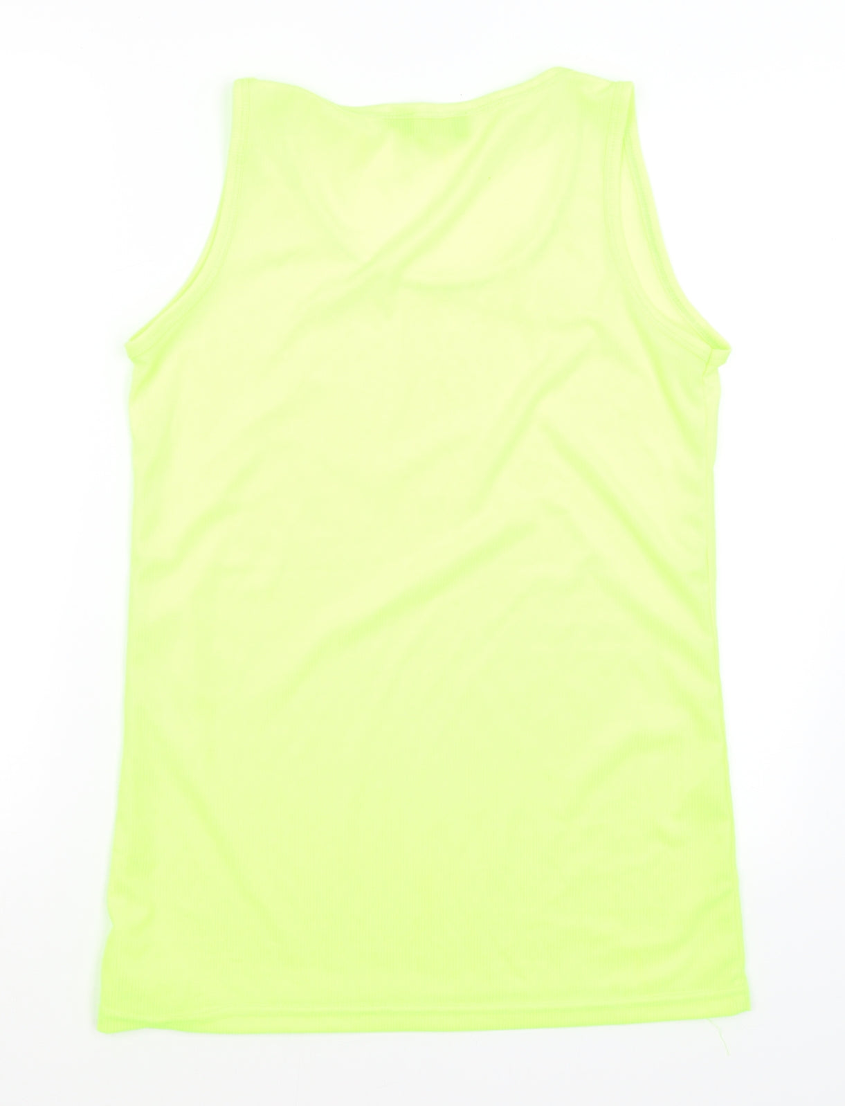 US Apparel Womens Yellow   Basic Tank Size 18