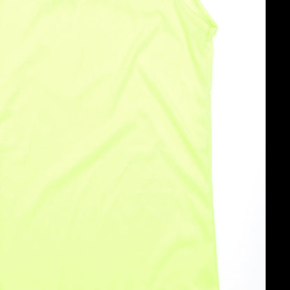 US Apparel Womens Yellow   Basic Tank Size 18
