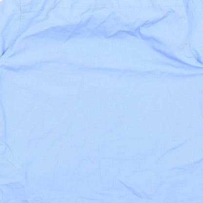 M&S Boys Blue   Basic Button-Up Size 12-13 Years