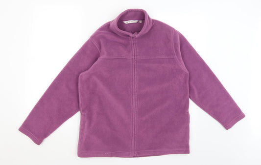 EWM Womens Purple   Full Zip Jumper Size S