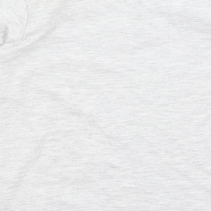 George Girls Grey   Basic T-Shirt Size 6-7 Years