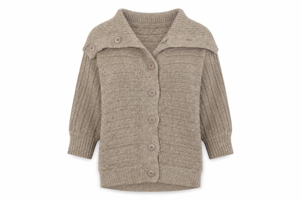 Womens UK Size 12 New Look Brown Cardigan Jumper
