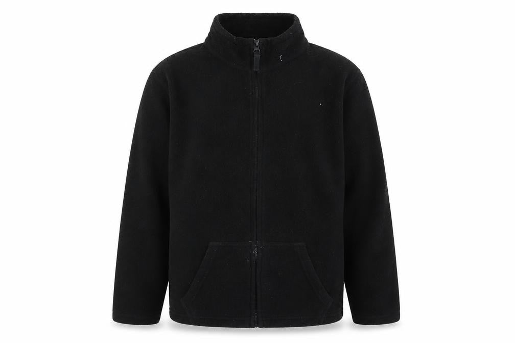 Tu Boys Black   Full Zip Jumper Size 10 Years