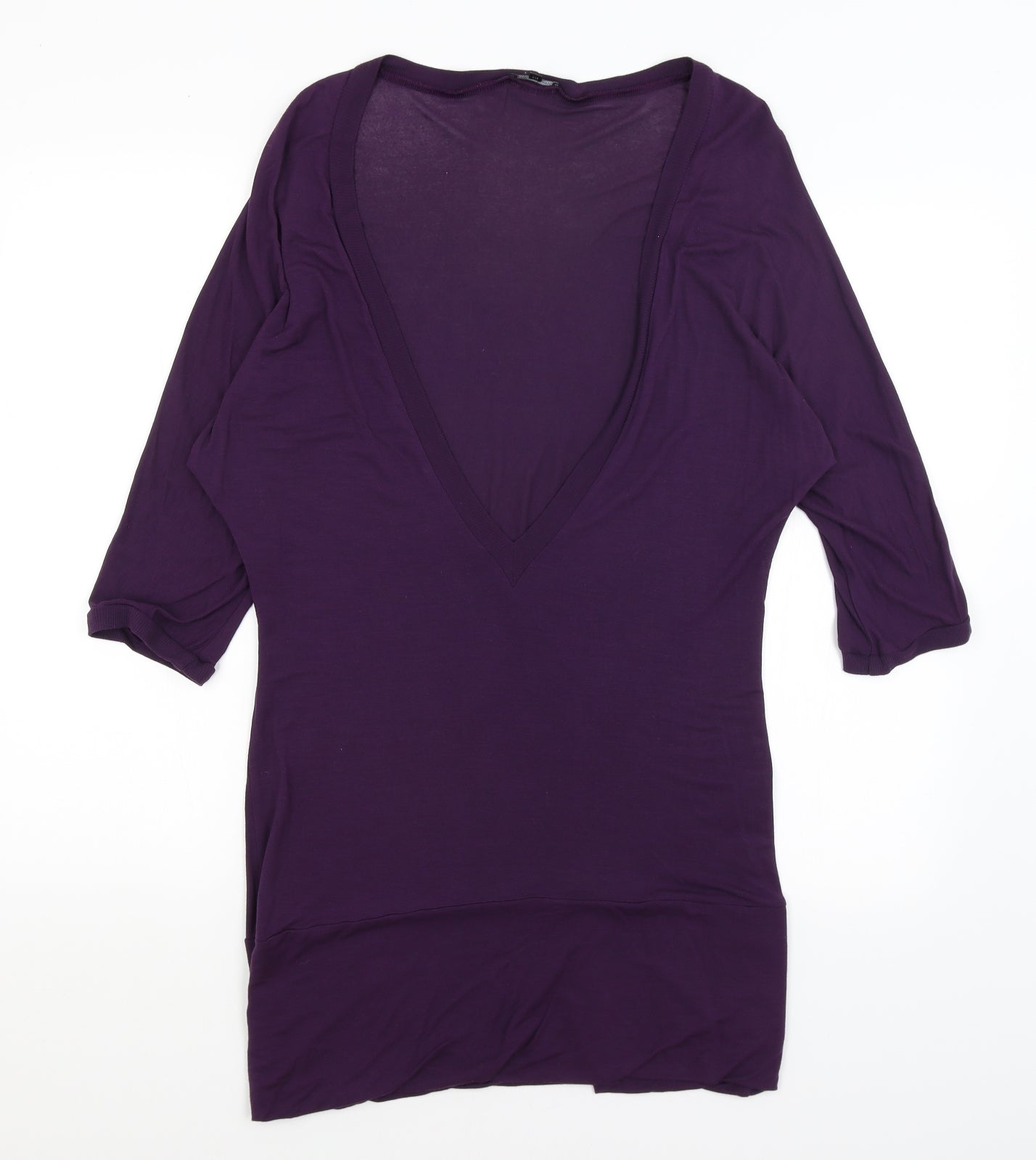 Womens UK Size 14 M&S Purple Pullover Jumper