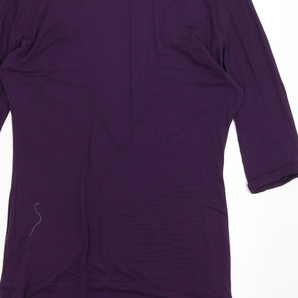Womens UK Size 14 M&S Purple Pullover Jumper