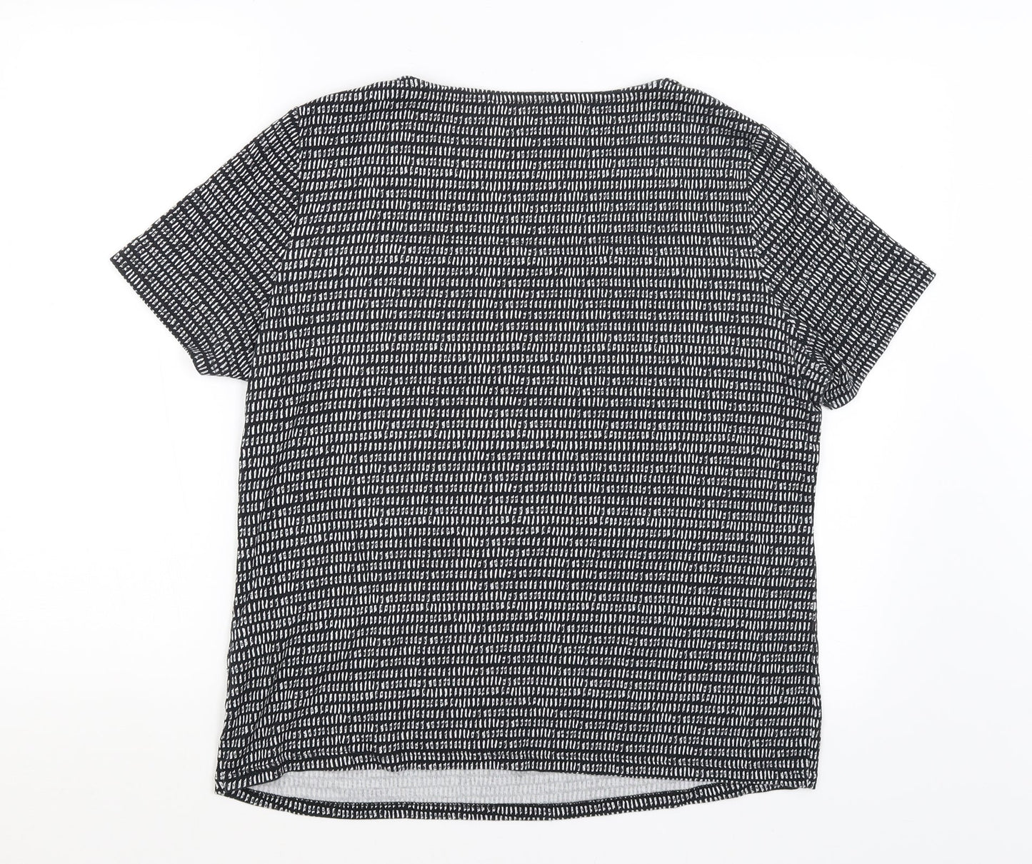Love Tees Womens Black   Basic T-Shirt Size 16