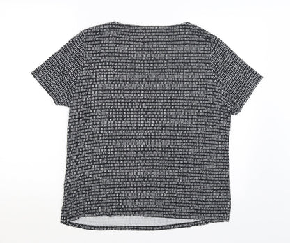 Love Tees Womens Black   Basic T-Shirt Size 16