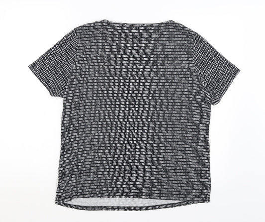 Love Tees Womens Black   Basic T-Shirt Size 16