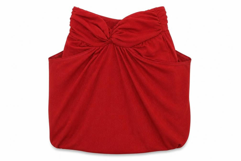 Womens UK Size 12 South Red Basic Blouse