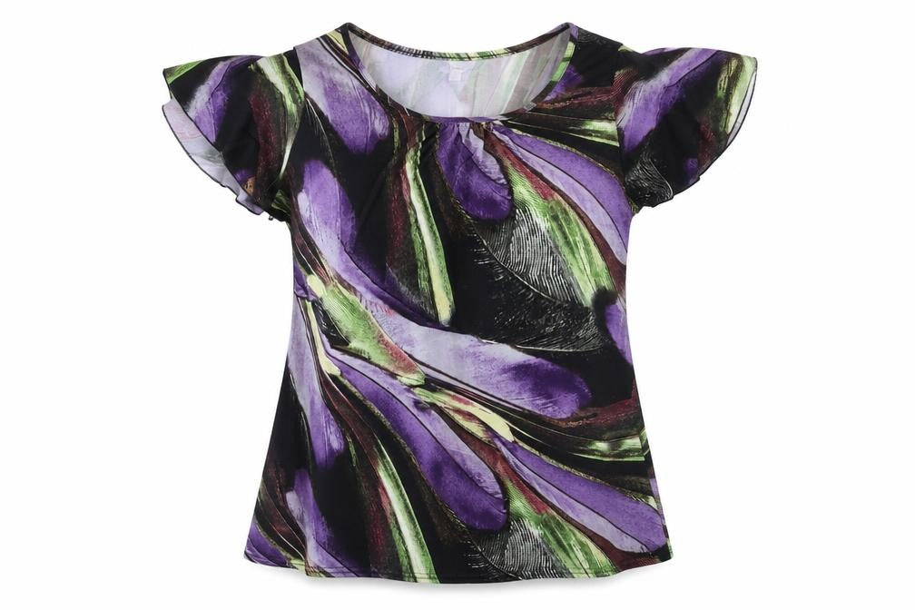 Womens UK Size 14 Mimosa Multicoloured Basic Blouse