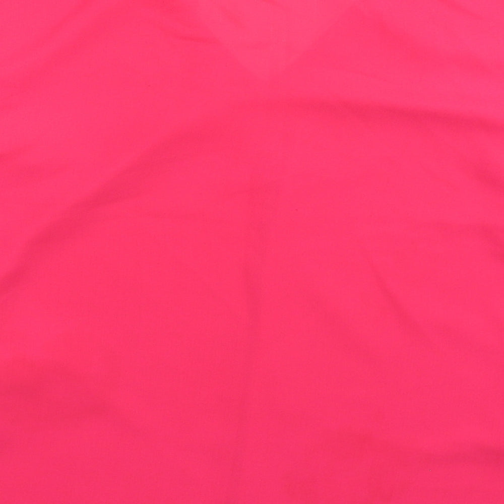 F&F Womens Pink  Satin Basic Blouse Size 14