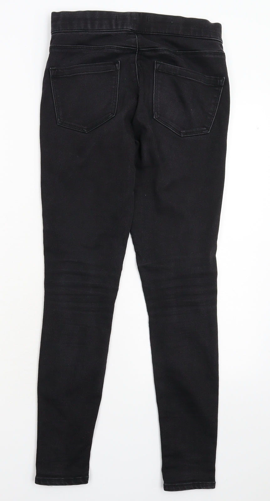 George Womens Black  Denim Jegging Jeans Size 8 L27 in