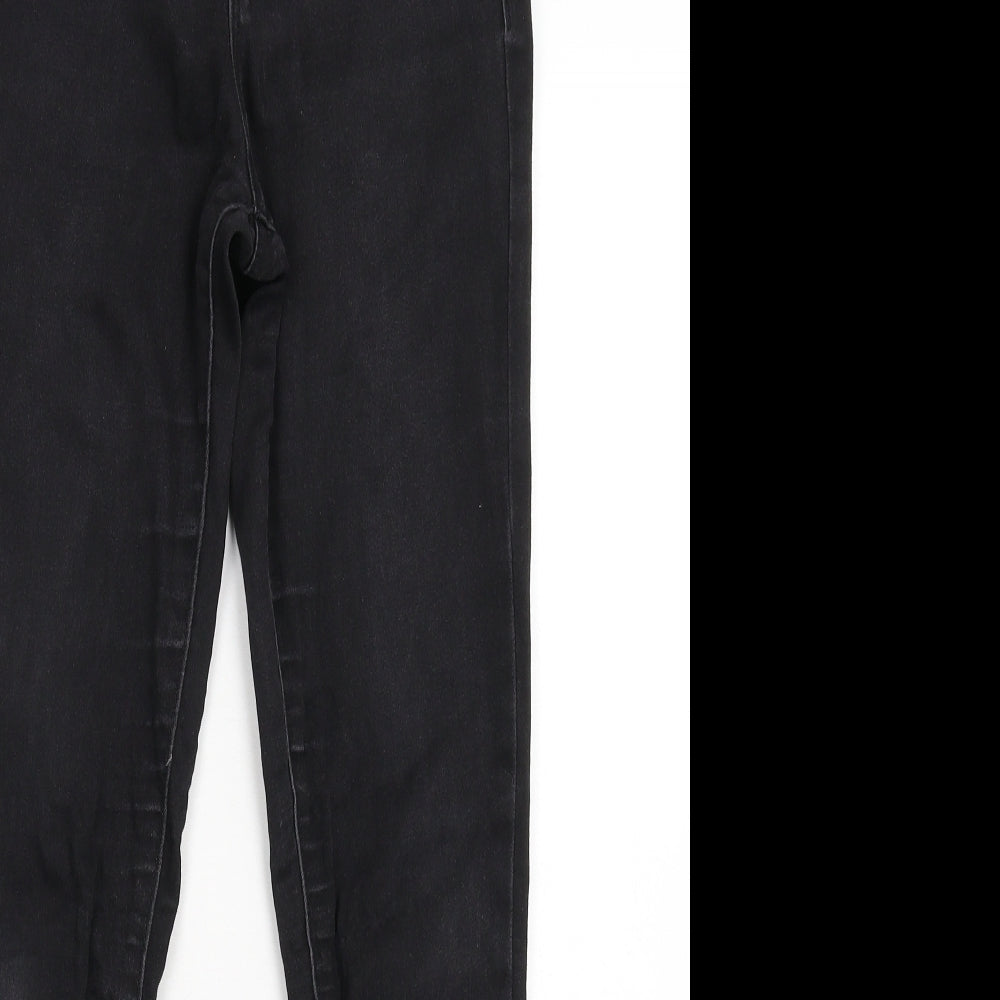 George Womens Black  Denim Jegging Jeans Size 8 L27 in