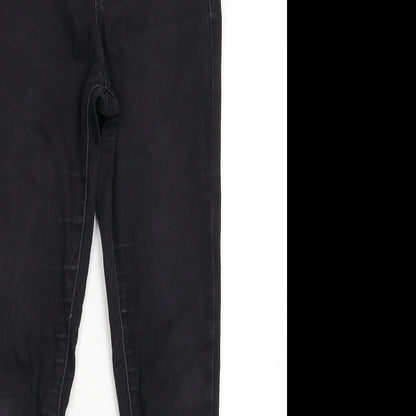 George Womens Black  Denim Jegging Jeans Size 8 L27 in