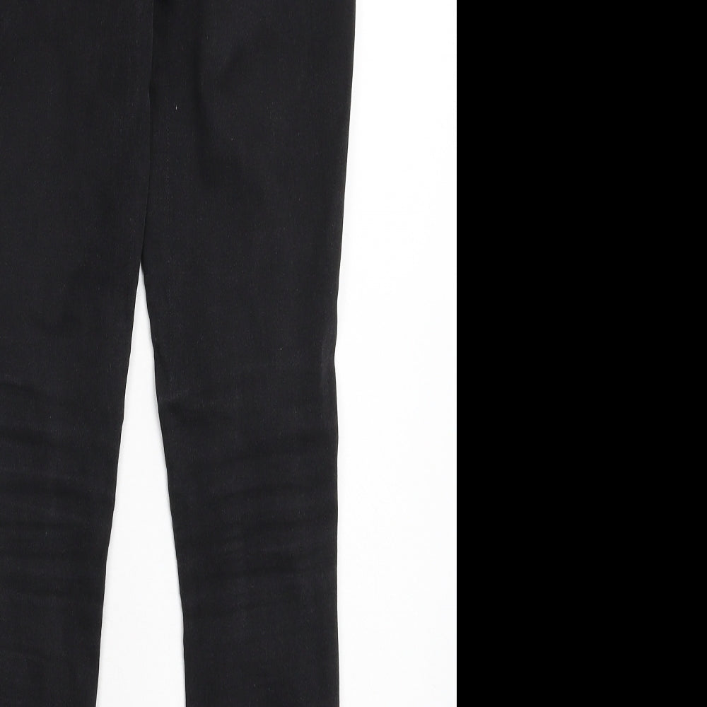 George Womens Black  Denim Jegging Jeans Size 8 L27 in
