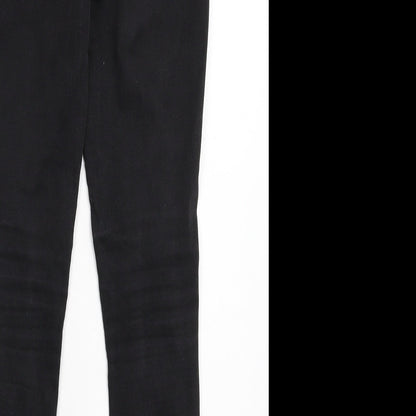 George Womens Black  Denim Jegging Jeans Size 8 L27 in