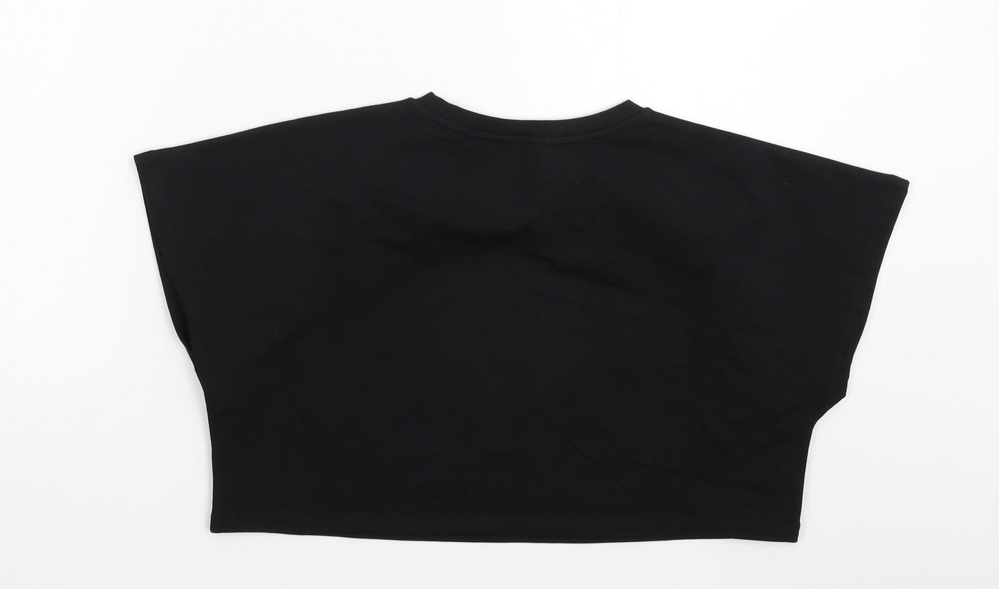 Fasheon Womens Black   Cropped T-Shirt Size M