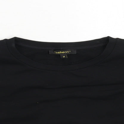 Fasheon Womens Black   Cropped T-Shirt Size M