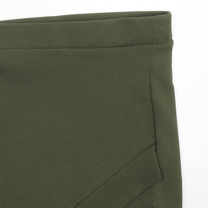 PRETTYLITTLETHING Womens Green   Straight & Pencil Skirt Size 6