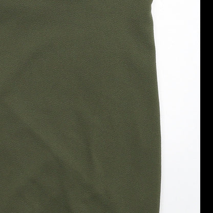 PRETTYLITTLETHING Womens Green   Straight & Pencil Skirt Size 6