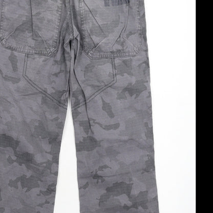 Blue Zoo Boys Grey Camouflage Denim Straight Jeans Size 9 Months