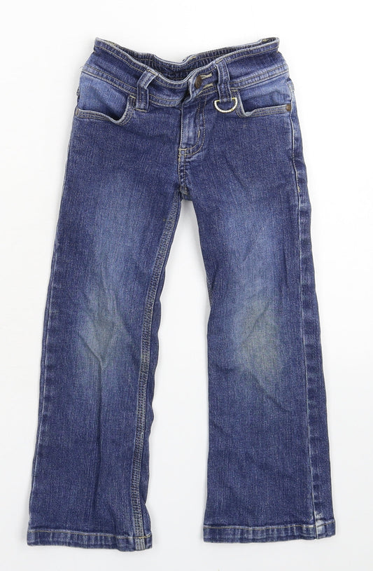 CQ Girls Blue  Denim Straight Jeans Size 4-5 Years
